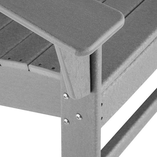 tectake - Tuinstoel Joan grijs - tuinstoel in houtlook €šÃ„Ã¬ 404505