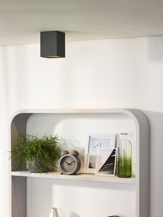 Lucide BENTOO-LED – Deckenstrahler (Deckenleuchte) – dimmbare LED – GU10 – 1×5 W, 3000 K – Grau