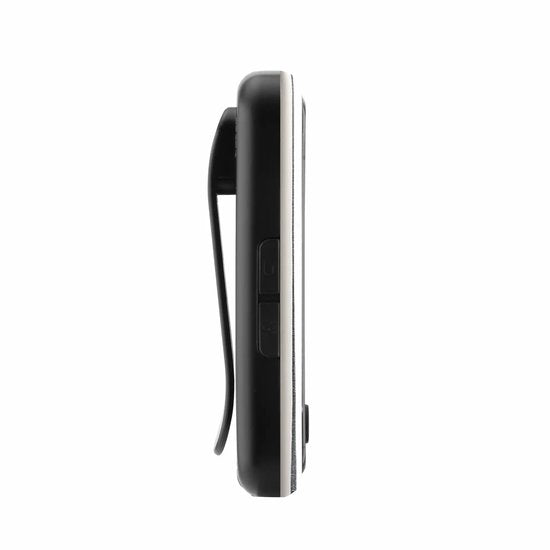 Denver MP3 Player inkl. Ohrhörer - Erweiterbar bis zu 128GB - Shuffle/Repeat Modus - Kinder und Erwachsene - Befestigungsclip - AUX - MPS320B - Schwarz