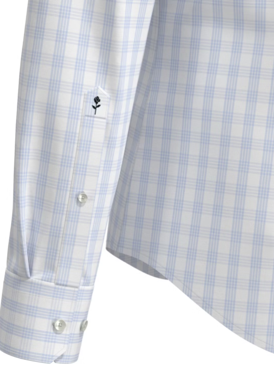 Seidensticker Kent Business Hemd Slim Fit - Größe XL - hellblau