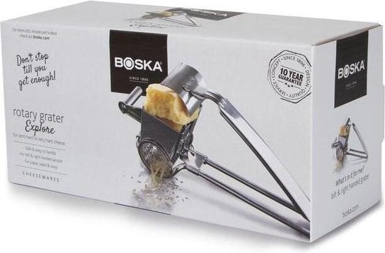 Boska Handreibemühle Romano - Käsereibemühle - für Hartkäse - 200x85x100 mm