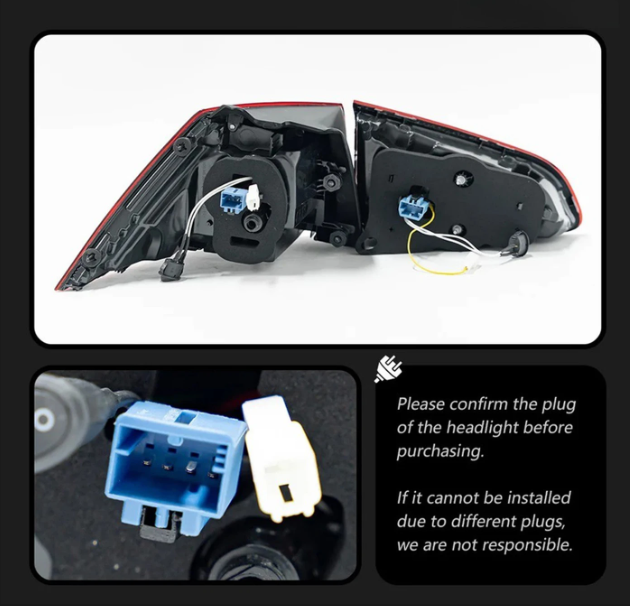 TYPY LED-Rückleuchten-Set VW Golf MK7 – Rauchfarben – 2013–2019
