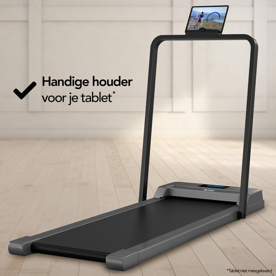 Brixy Laufband für Zuhause - Bluetooth - 1-10 km/h - Zusammenklappbar - 120 x 53 x 12 cm - Anthrazit