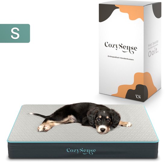 CozySense® - Orthopädisches Hundekissen 60 X 40 Cm - Größe S - Wasserdicht - Geeignet als Sitzkissen & Hundebett