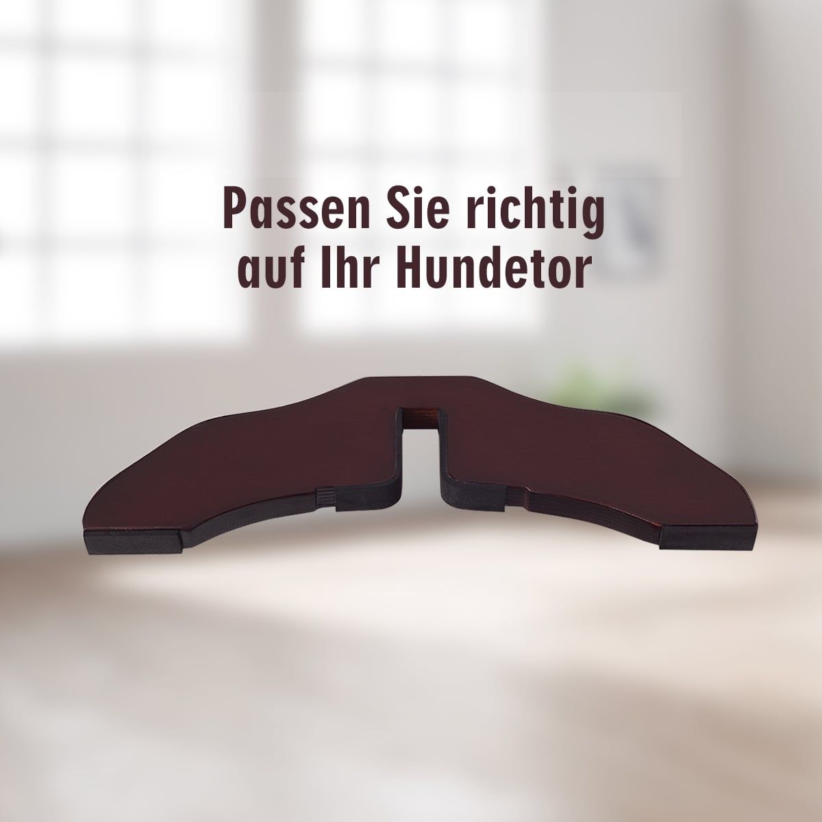 Coast Holzstützfüße für Hundezäune – zusätzliche Stabilität – geeignet für 2 cm dicke Zäune – braun