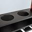 SoBuy FRG66-L-SCH Weinregal – Wandmontage – 4 Flaschen & 6 Gläser – 48 x 12 x 12 cm – Schwarz