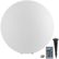 tectake Luminous Globe LED-Gartenlampe – 40 cm – RGB 16 Farben – Fernbedienung – Weiß