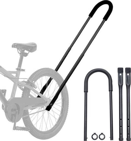 Schiebebügel für Kinderfahrräder - Universal - Schwarz - Fahrradlenker - Geeignet für Balance-Bike, Dreirad und Kleinkinderfahrrad