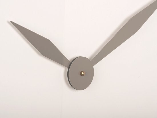 Karlsson Wanduhr Albatros - Ø50cm - Modern - - Schwarz/Weiß