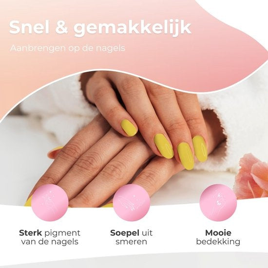Moods Gellac 6-teiliges Set - Gel-Nagellack - 8ML - Take me to the Candyshop Edition - Gellac - Nägel - Gel Polish Starter Pack - Sommerfarben
