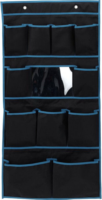 Redcliffs Tent Organizer mit Spiegel - 11 Fächer - 45x90cm -600D Oxford Polyester- PU beschichtet