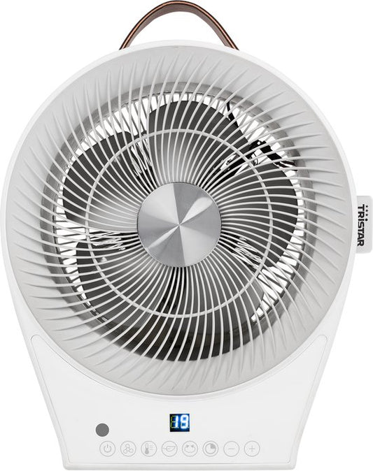 Tristar Ventilator mit Wärmefunktion KA-5160 Fernbedienung und digitale Steuerung - Für Raum 25m² - Weiß