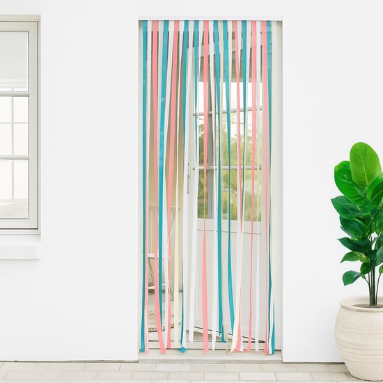 Kinzo Türgitter 220x100 cm - Insektenschutzgitter ohne Bohren - Magnetischer Insektenschutzvorhang für die Tür - Fenstergitter & Insektenschutzgitter - Wiederverwendbares Gitter für Balkon oder Gartentür