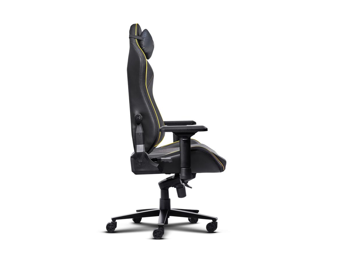 Trust GXT 721BM Ruya Pro Gaming-Stuhl – Batman Edition – Ergonomisches Design – Schwarz/Gelb