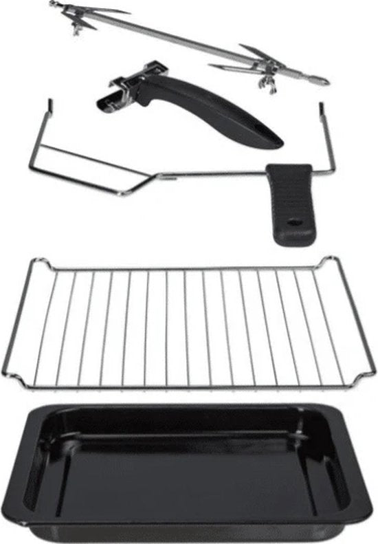 Hanseatic Backofen 17194935, 30 Liter, mit Drehspieß