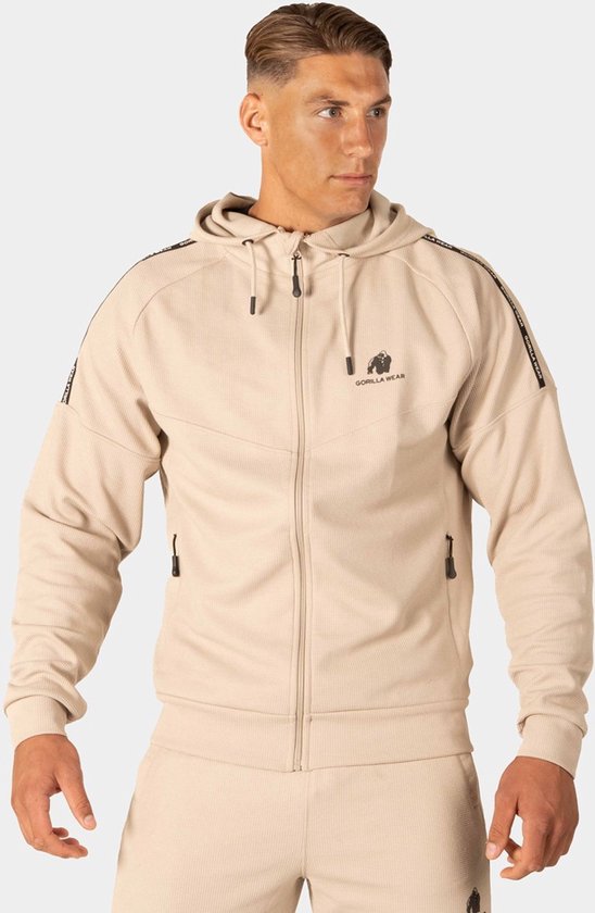Gorilla Wear Harvey Trainingsjacke - Beige - L
