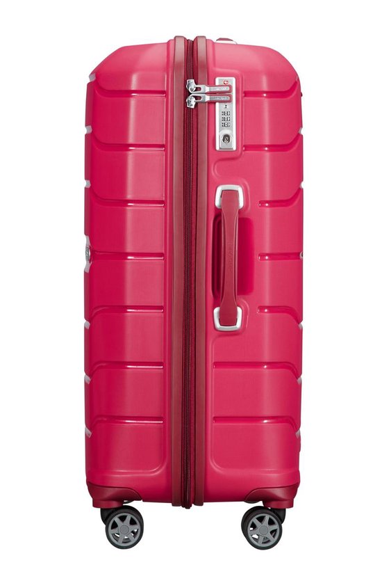 Samsonite Reisekoffer - Flux Spinner 68/25 Expandable (Medium) Granita Rot