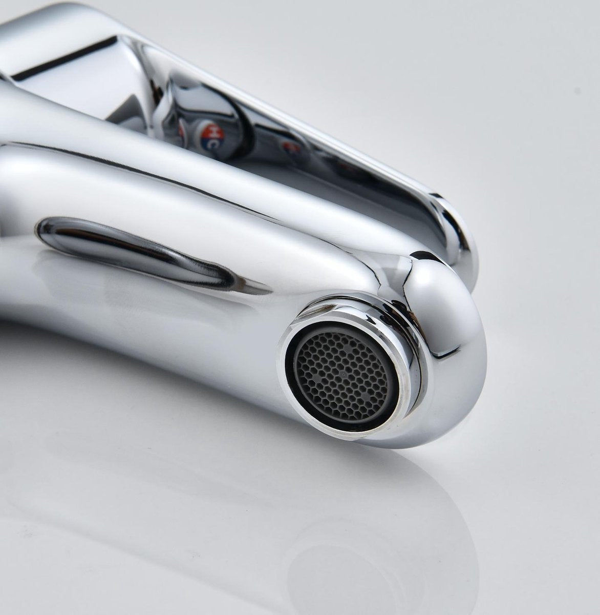 Inspire Badarmatur Silber mit Anschlüssen - Waschtischarmatur - Silber