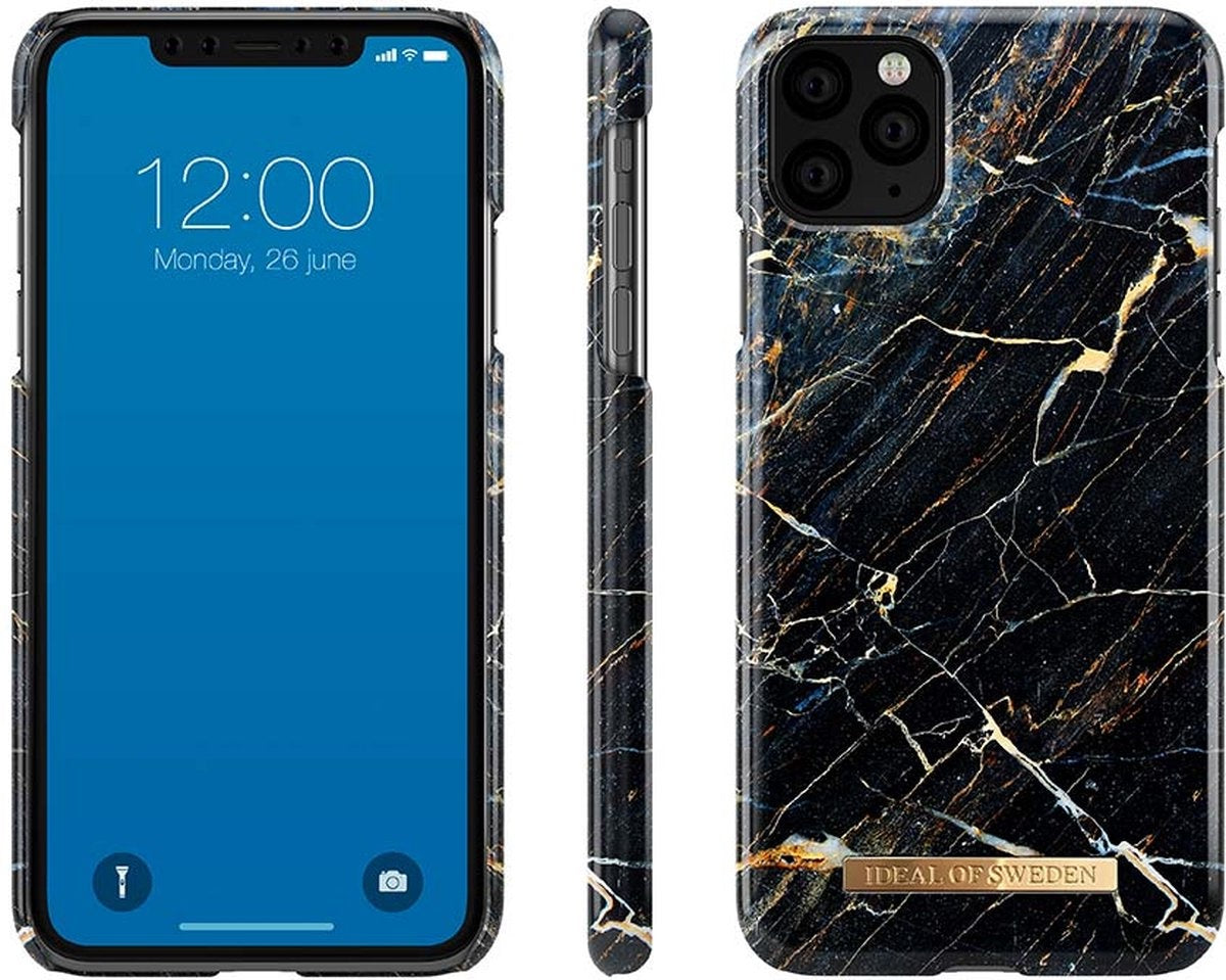 iDeal of Sweden iPhone 11 Pro Max Mode zurück Fall Port Laurent Marmor