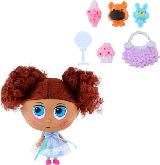 Eddy Toys Puppen Set - Mit Zubehör - 20x11x19cm - Dessert Thema