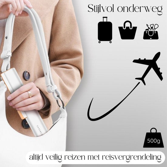 Sansbeauté® - Sanstraight Straightener - Wet-to-Dry - 2 in 1 - Haartrockner & Glätteisen - Coldshot - 80℃ bis 140℃ - Alternativer Dampfglätter