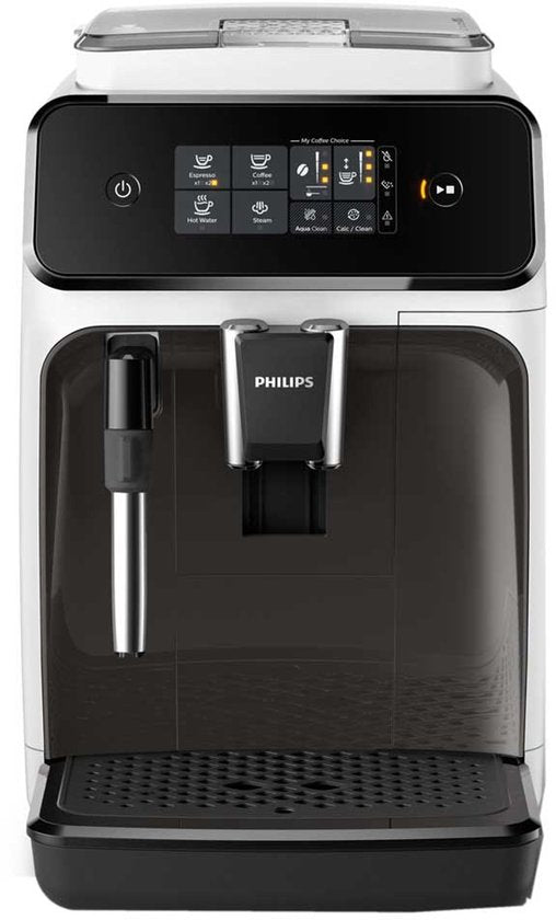 Philips 1200 Serie – EP1223/00 – Vollautomatische Espressomaschine – Vollautomatische Kaffeemaschine – 15 bar – Weiß