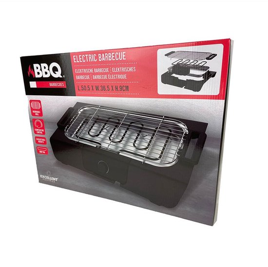 Elektrischer Tischgrill – Grillplatte 42 × 24