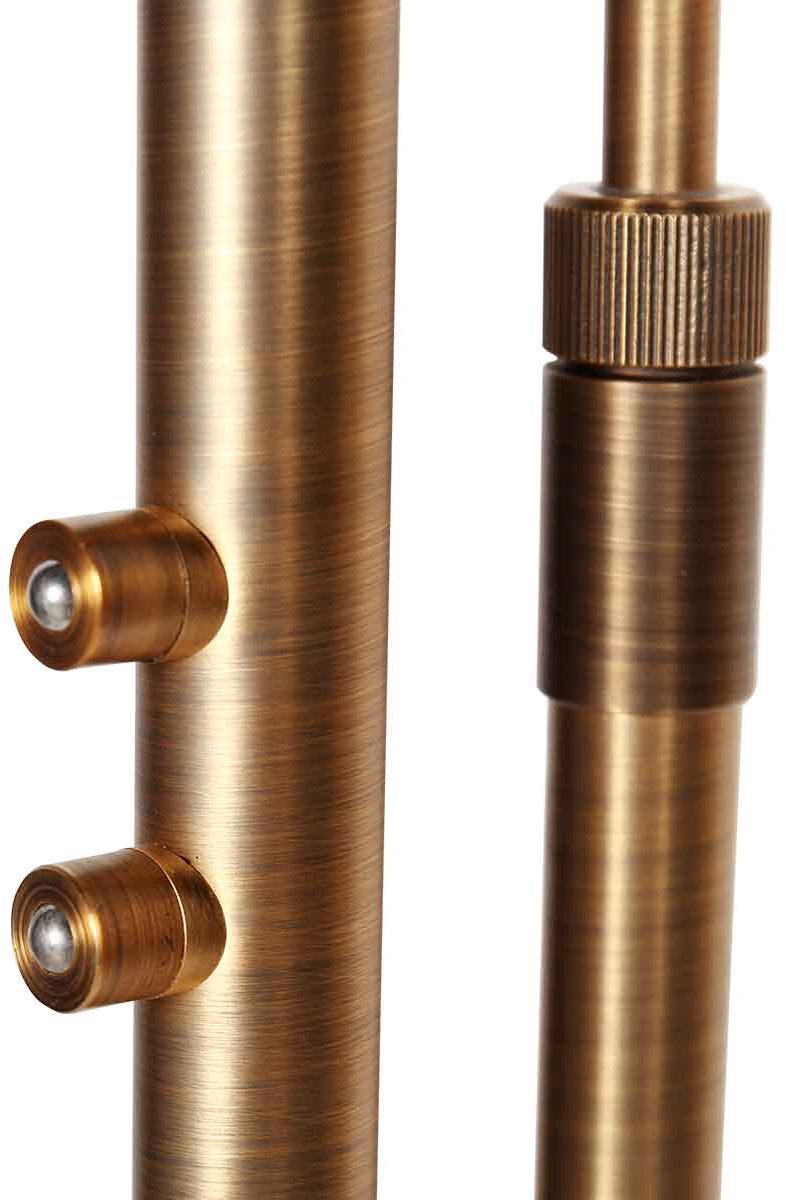Steinhauer Turound Stehleuchte - Dimmbares Uplight & Lesearm - Stilvolle Bronze - Metalldesign