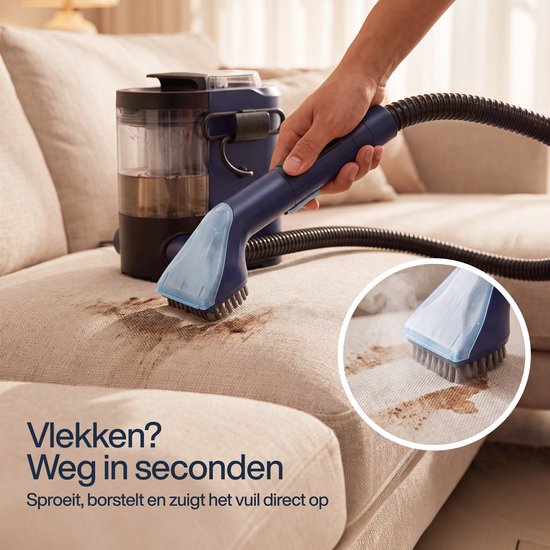 Samako Teppichreiniger Mini – Fleckenentferner für Sofas und Teppiche – Sofareiniger – Möbelreiniger – Polsterreiniger – Leicht