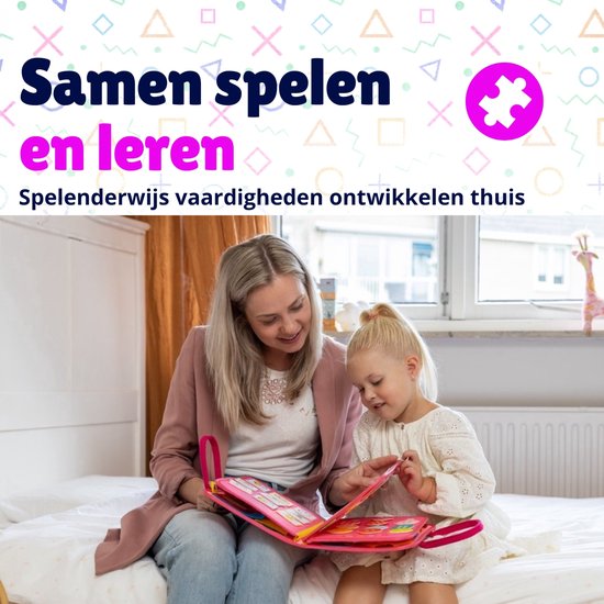 MontiPlay® Montessori-Spielzeug – Sensorisches Spielzeug – Busy Board – Montessori-Aktivitätsbuch – Lernspielzeug – Reisespielzeug – Aktivitätsbrett – Sensomotorisches Spielzeug – Spielzeug für das Auto