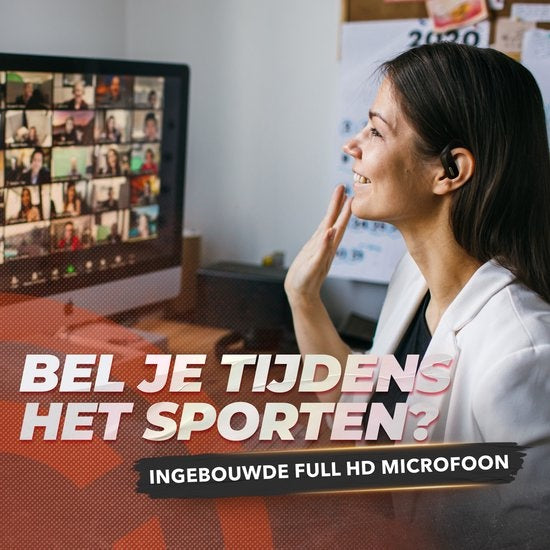 Cozey Wireless Sport Ohrhörer mit Bluetooth - Laufen - Mikrofon - Wireless Ohrhörer