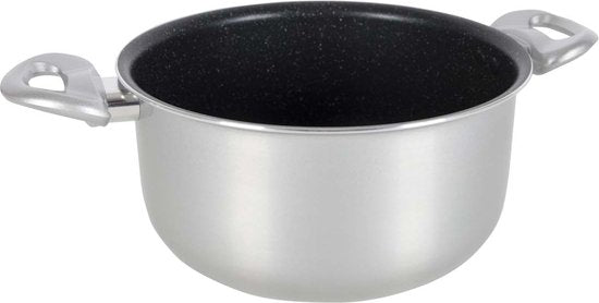 Gimex Kochgeschirrset – Induktion – Silber – 8-teilig