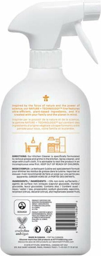 ATTITUDE Küchenreiniger-Spray ECO – nachhaltig