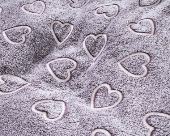 Sleeptime Bettbezug Glow in the dark Hearts Pink 140 x 200/220 cm