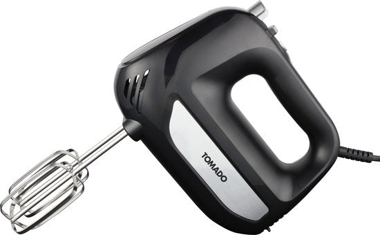 Tomado THM3001B - Handrührgerät - 6 Geschwindigkeiten - Turbofunktion - Schwarz