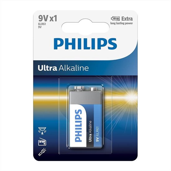 Philips 6LR61 - 9V-Batterie - 1 Stück