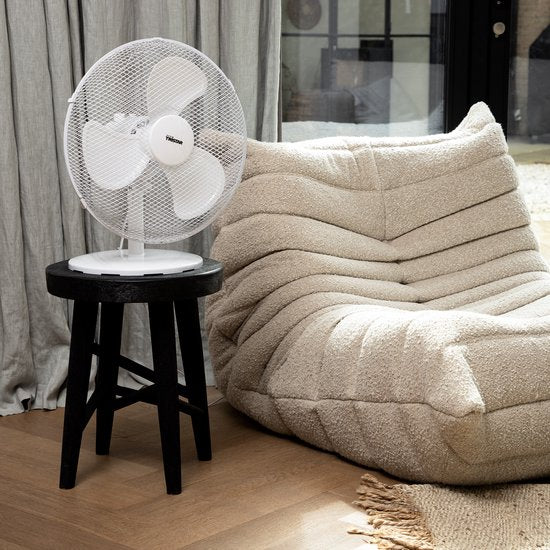 Tischventilator 40 cm - 3 Geschwindigkeiten - 85° Oszillation - Tristar VE-5727 - Weiß