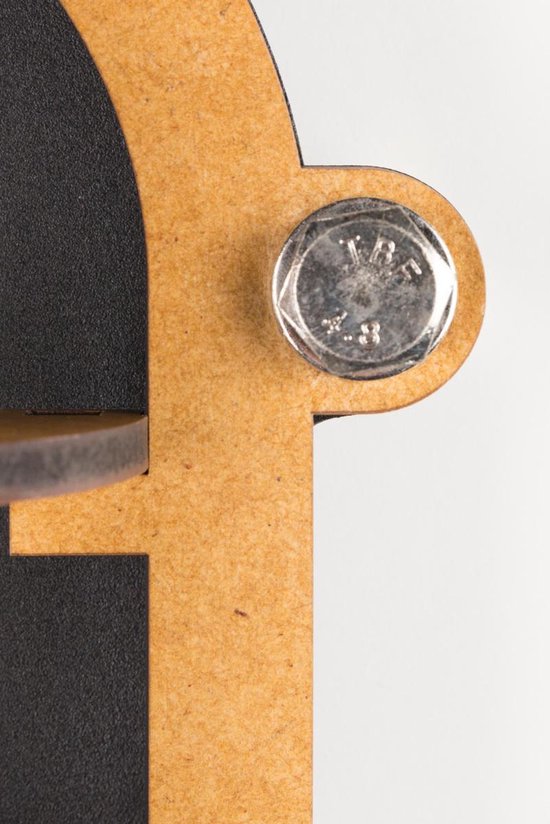 Zuiver Wandleuchte Ovalform schwarzes Aluminium - 28x28x18cm - 220V