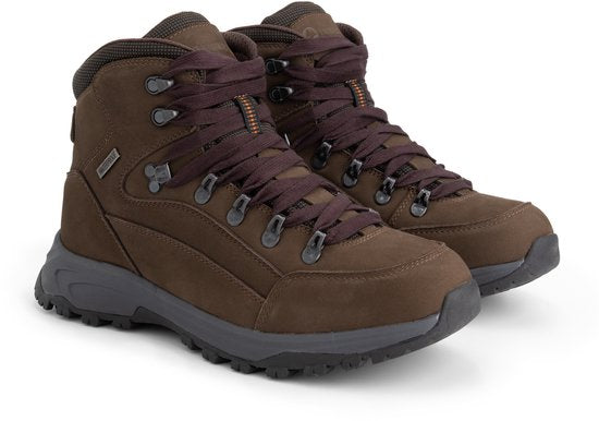 Travelin' Glesborg Men - Halbhohe Wanderschuhe - Wasserdicht - Braun - Größe 44