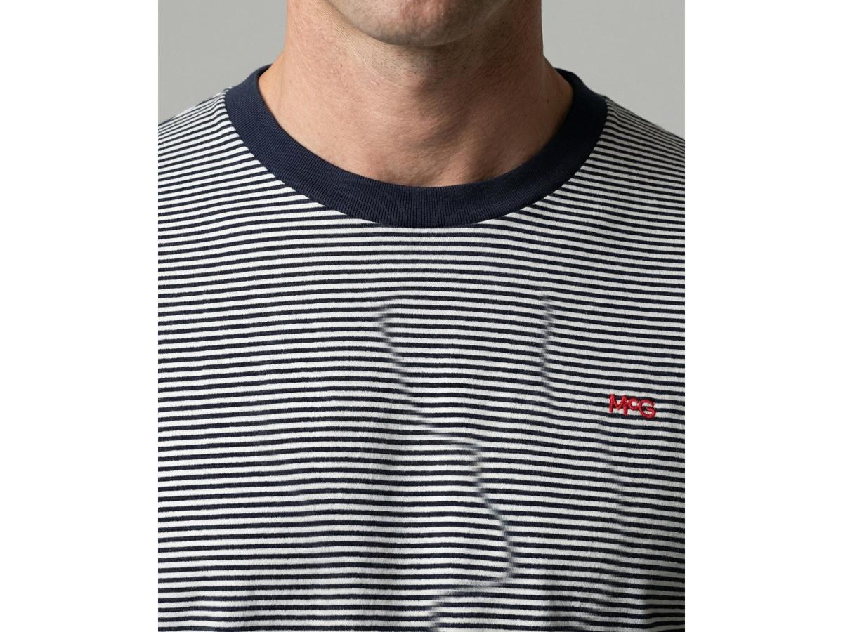 McGregor T-Shirt – Gestreift – Größe S – Marineblau