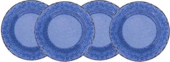 Gimex – Stone Line – Tiefes Tablett – Azure – 4 Stück