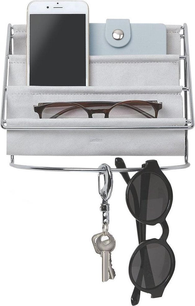 Umbra Hängematten-Zubehörhalter - 16x20x13cm - Stahlgrau