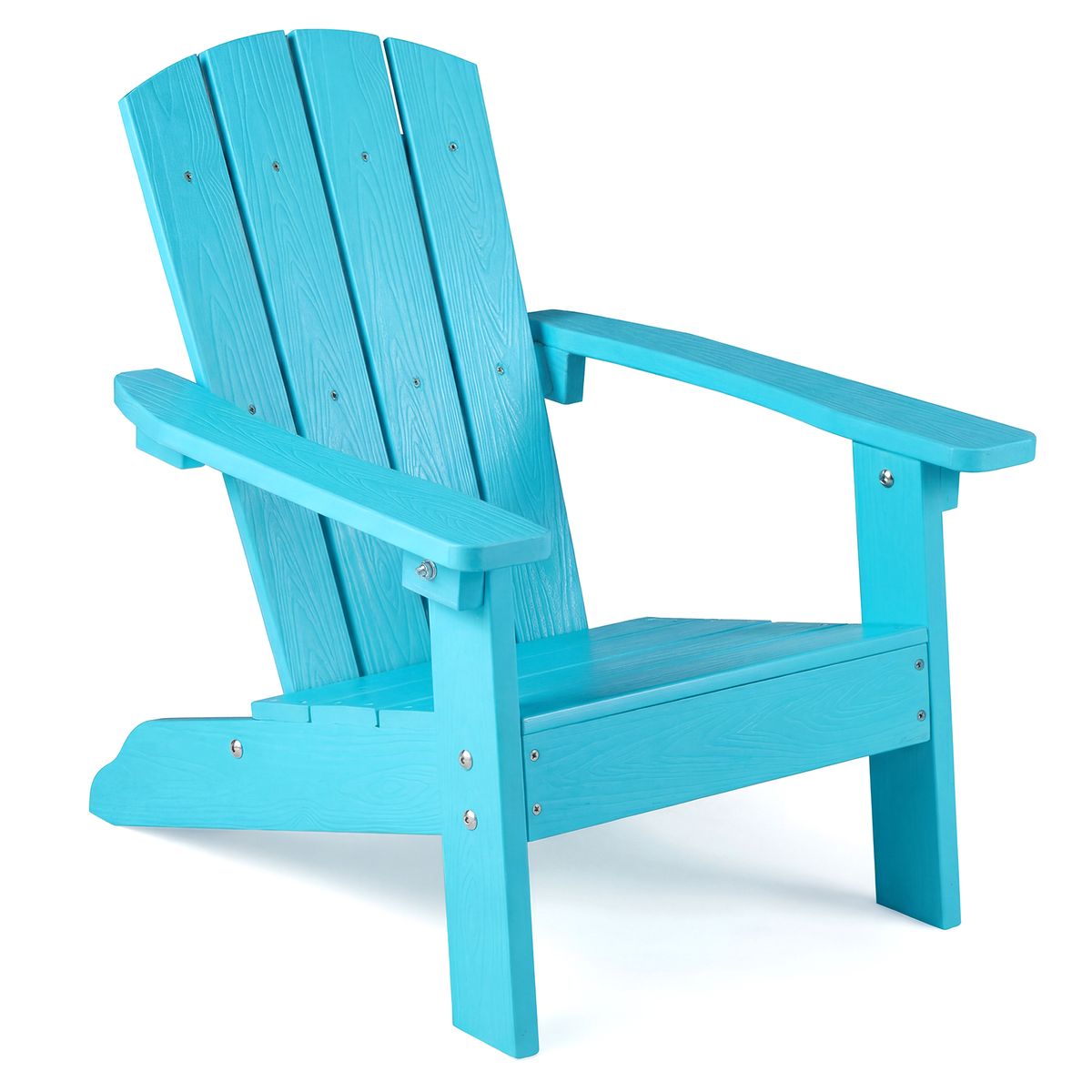 Coast Kinder-Adirondack-Gartenstuhl – ergonomische Rückenlehne – wetterbeständiges HDPE – braun