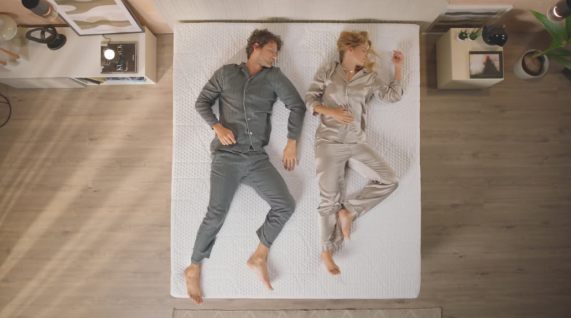Emma AirGrid Topper 180 x 200 cm - Atmungsaktiver und kühlender Komfort in Grau
