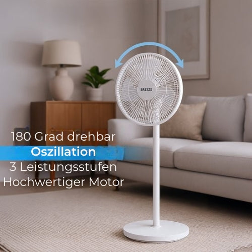 Breeze - Standventilator - Leise - Extra Leistungsstark