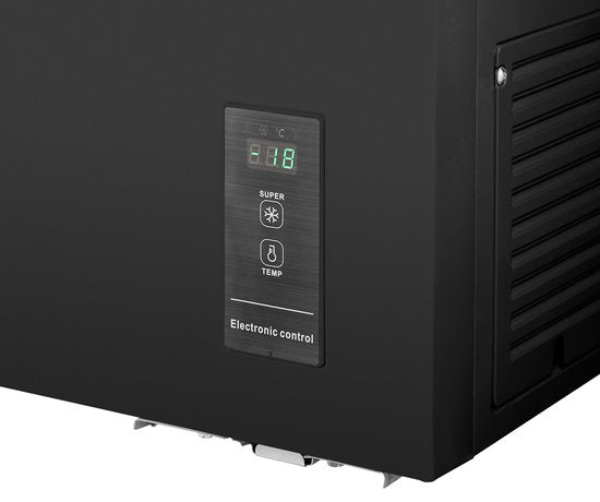 Tomado TCF0991B - Gefrierschrank - 99 Liter - Superfreeze - Digitaler Thermostat - Low Frost - Energielabel E - Schwarz