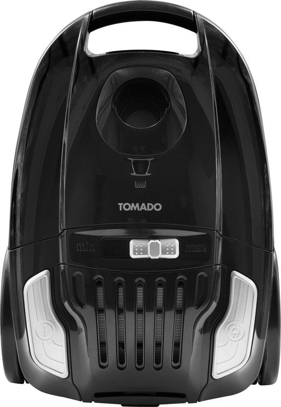 Tomado TVC3003B - Leistungsstarker Staubsauger mit Beutel - HEPA-13-Filter - Kabellänge 9 Meter - Extra leise - Schwarz