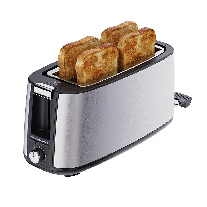 WOOX MX0212 Toaster – 4 Scheiben – Edelstahl