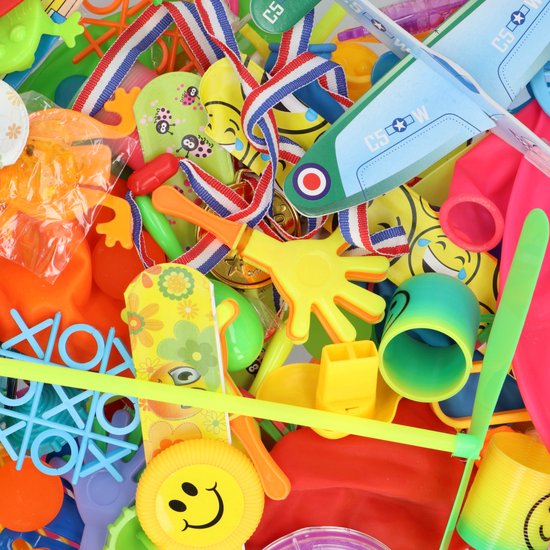 Partizzle 150x Treat Giveaway Gifts Pack - Zappelphilipp - Pinata Füllung - Zappelphilipp Box mit Spinner und Pop it Small Toys - Karneval Grabbelton Giveaway Gifts - Für Kinder