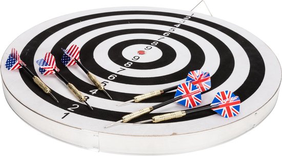 Lifetime Dartscheibe Deluxe mit Pfeilen 45cm